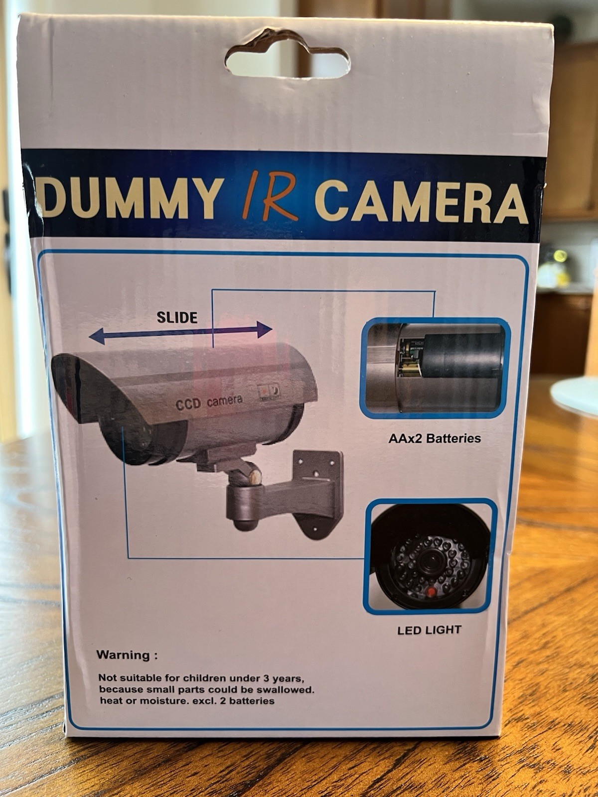 IR Bullet Fake Dummy Surveillance Security Camera with Rec Light 2 PACK SEE PICS