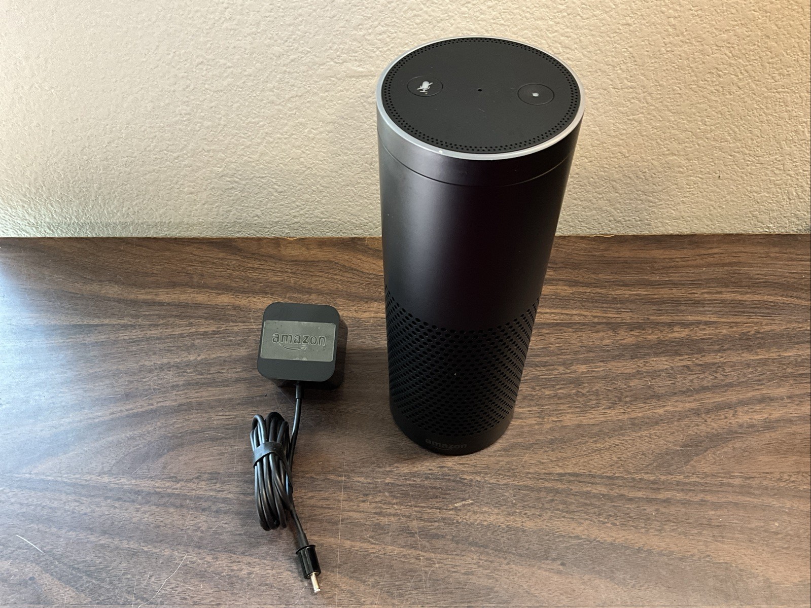 Amazon Echo 1st Generation SK705DI Smart Speaker w/ Alexa Black Works Tested (23