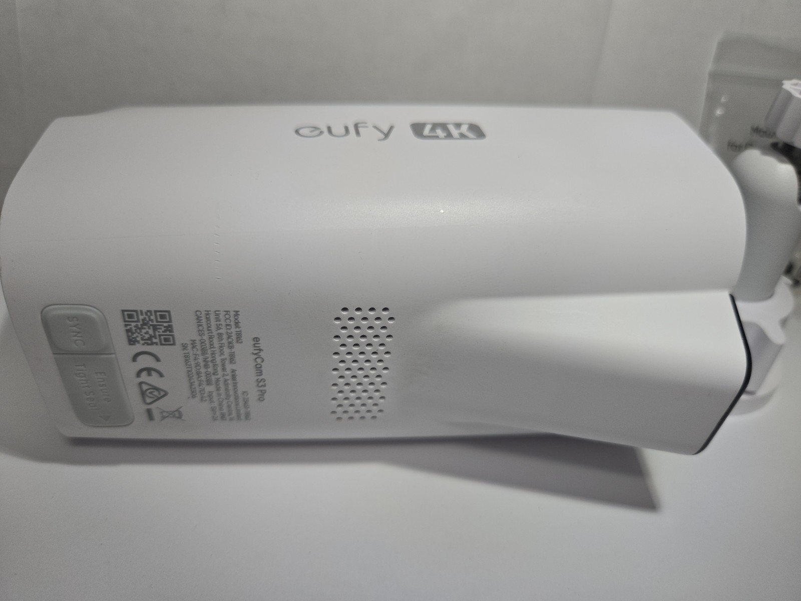 Eufy eufyCam S3 Pro 4K Solar Outdoor Wireless Camera White