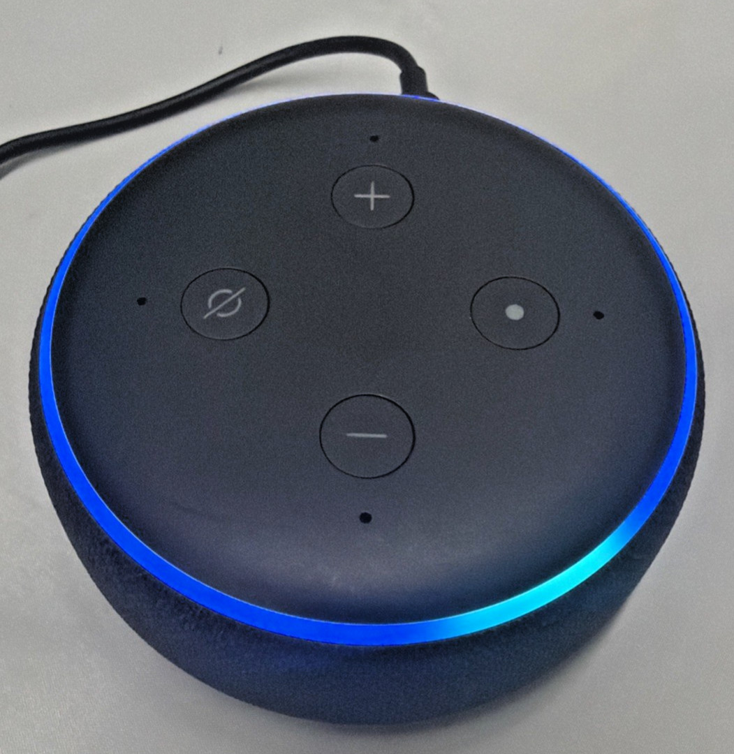 Amazon Echo Dot (3rd Generation) Smart Speaker with Alexa – Charcoal/Black