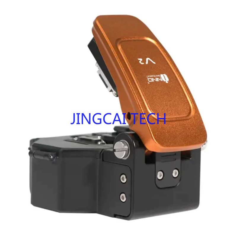 V2 One-step Automatic Fiber Optic Cleaver FTTH 60,000 Cleave Times with Scrap