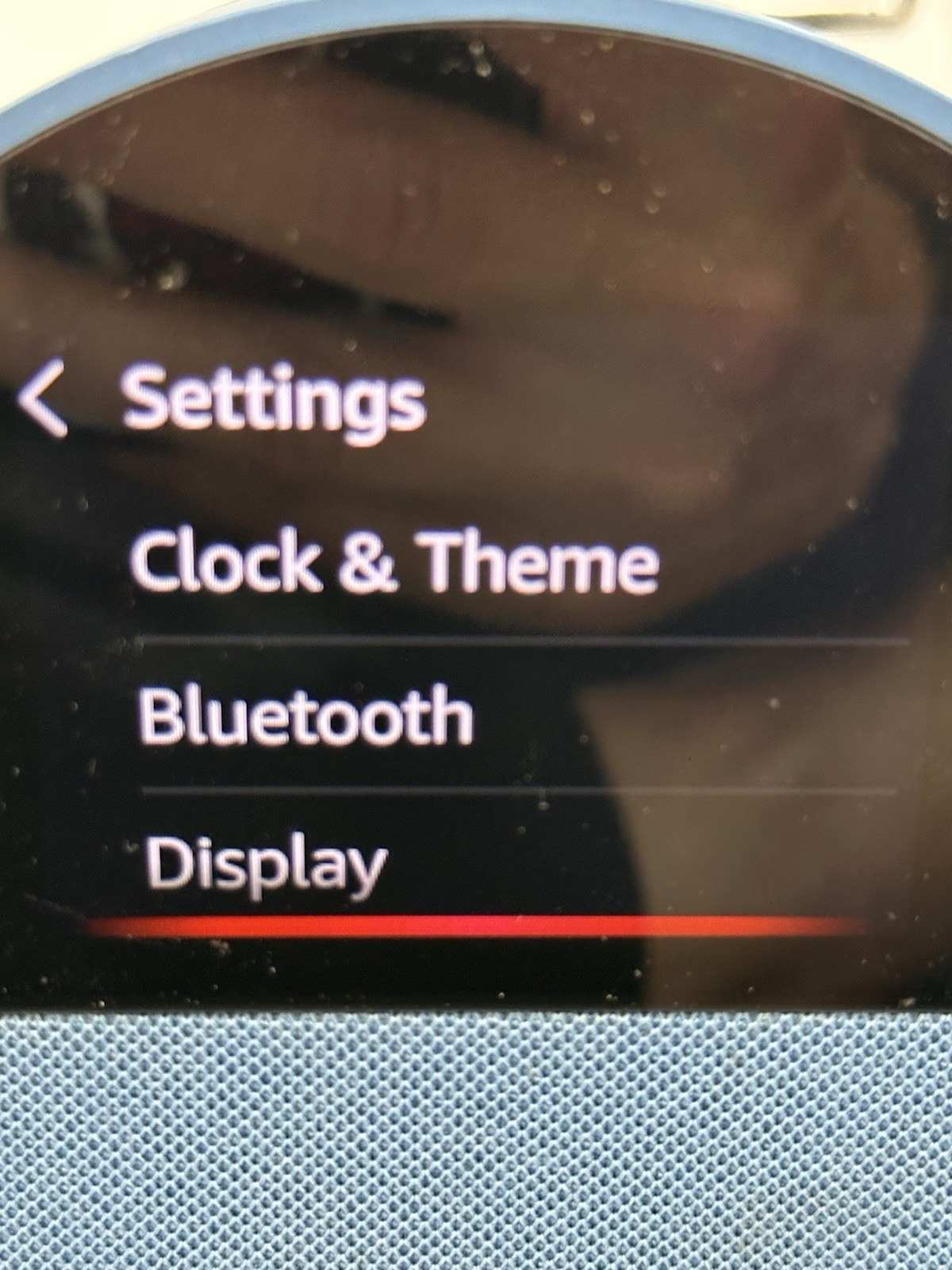 Amazon Echo Spot Smart Alarm Clock Alexa Ocean Blue BV84J9 Used Working