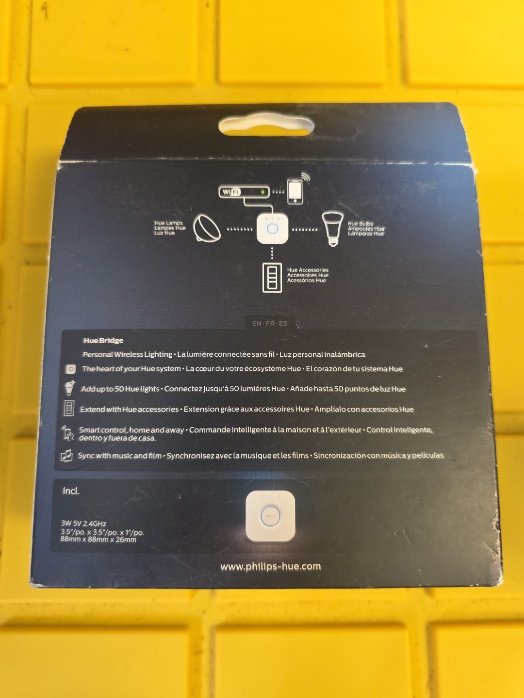 Philips Hue Bridge 458471 Wireless Smart Home Lighting Hub NIB