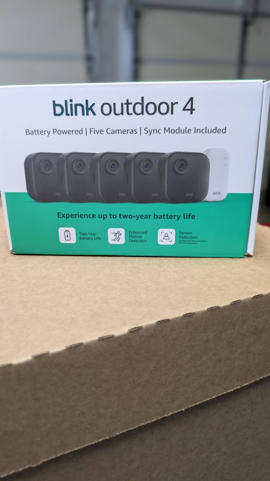 BLINK Outdoor 4 (4th Gen) 5-Camera Security System w/ Sync Module Core – NEW