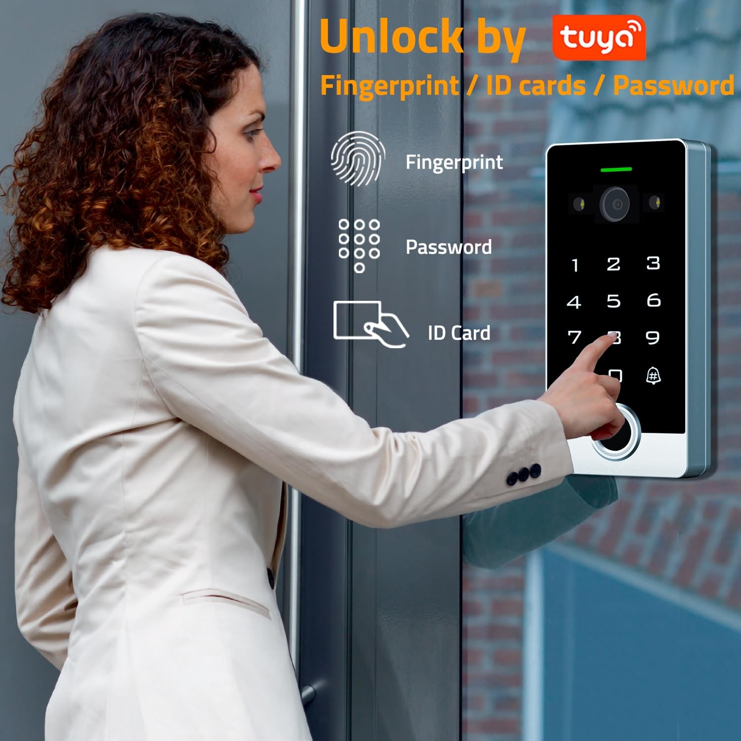 Smart WiFi Video Intercom & Doorbell Tuya Access Control System, Doorbell-ACS