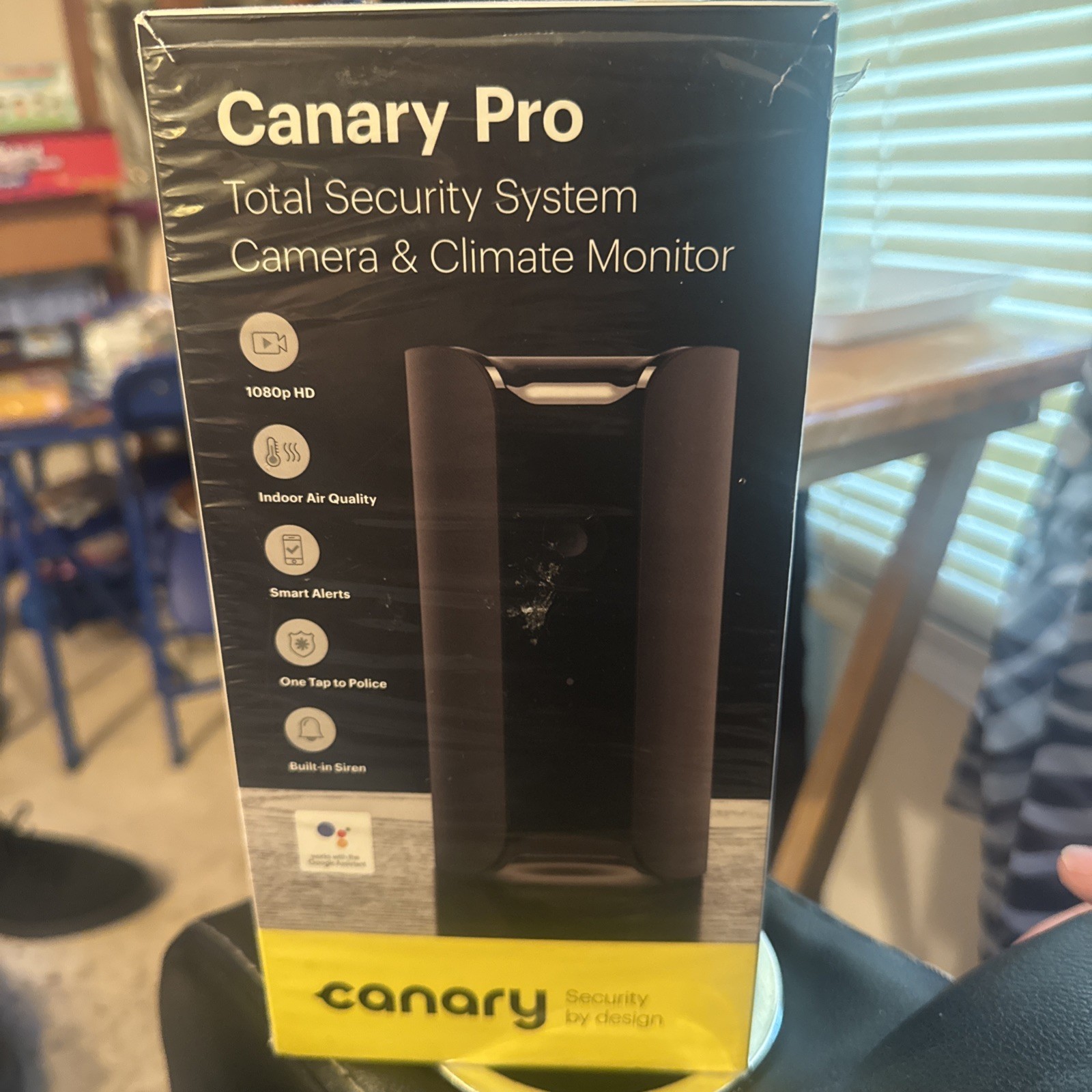 Canary Total Security System Home Security Device CAN100USBK – Black New