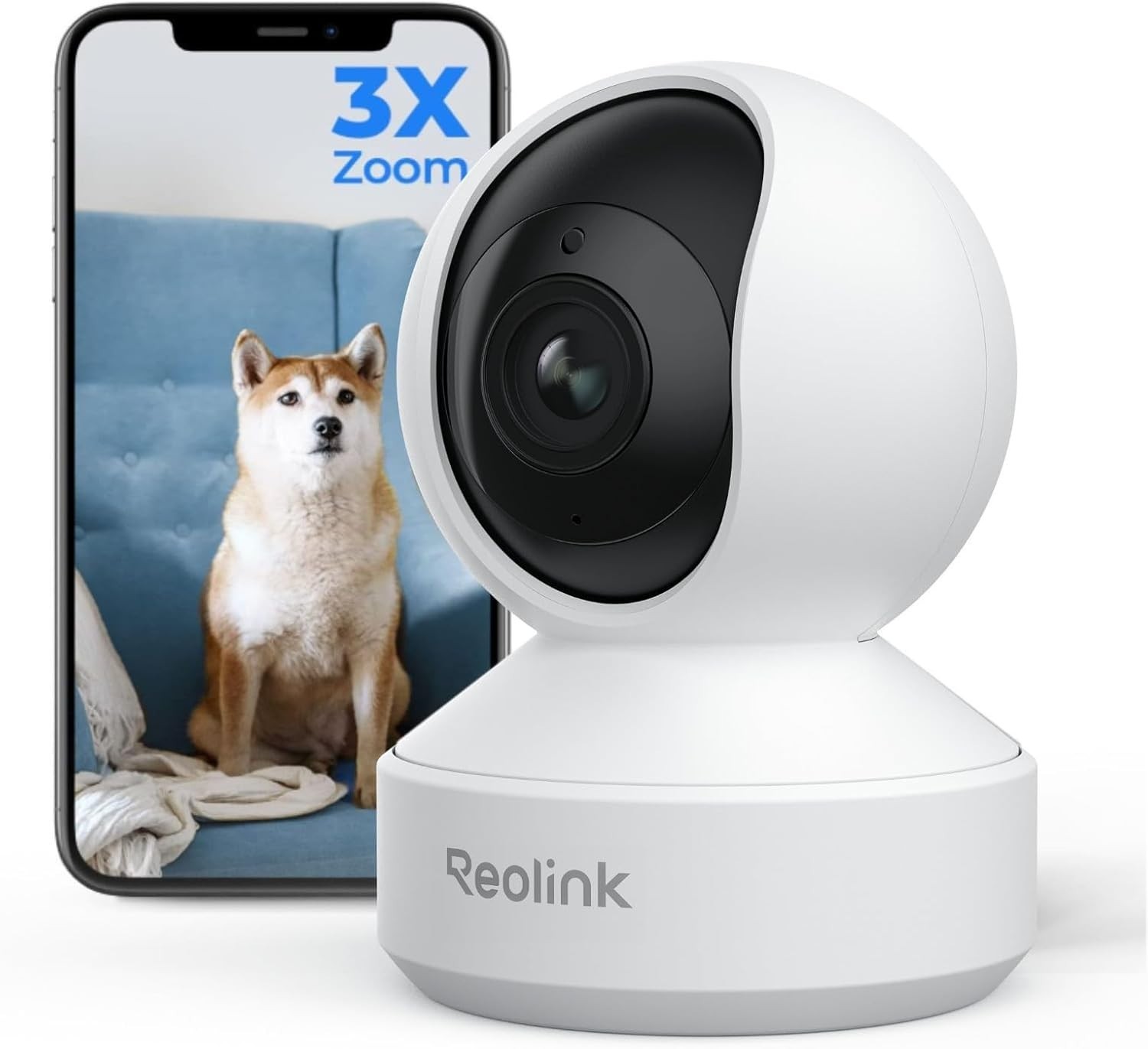 Two-Way Audio Indoor Surveillance Camera with Night Vision & Automatic Tracking