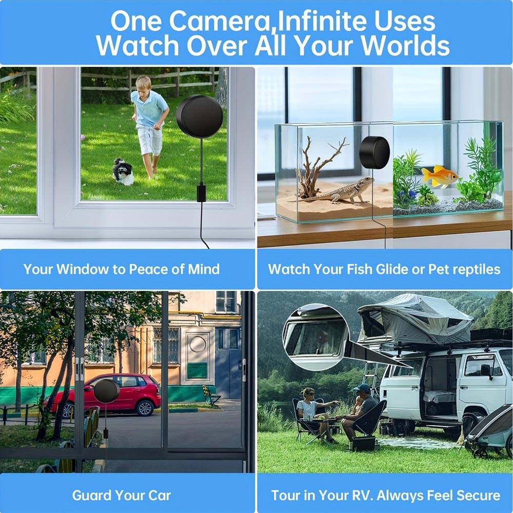 Crisp Smart Easy-To-Install Easy-To-Use Durable Sturdy Reliable 2K Window Camera