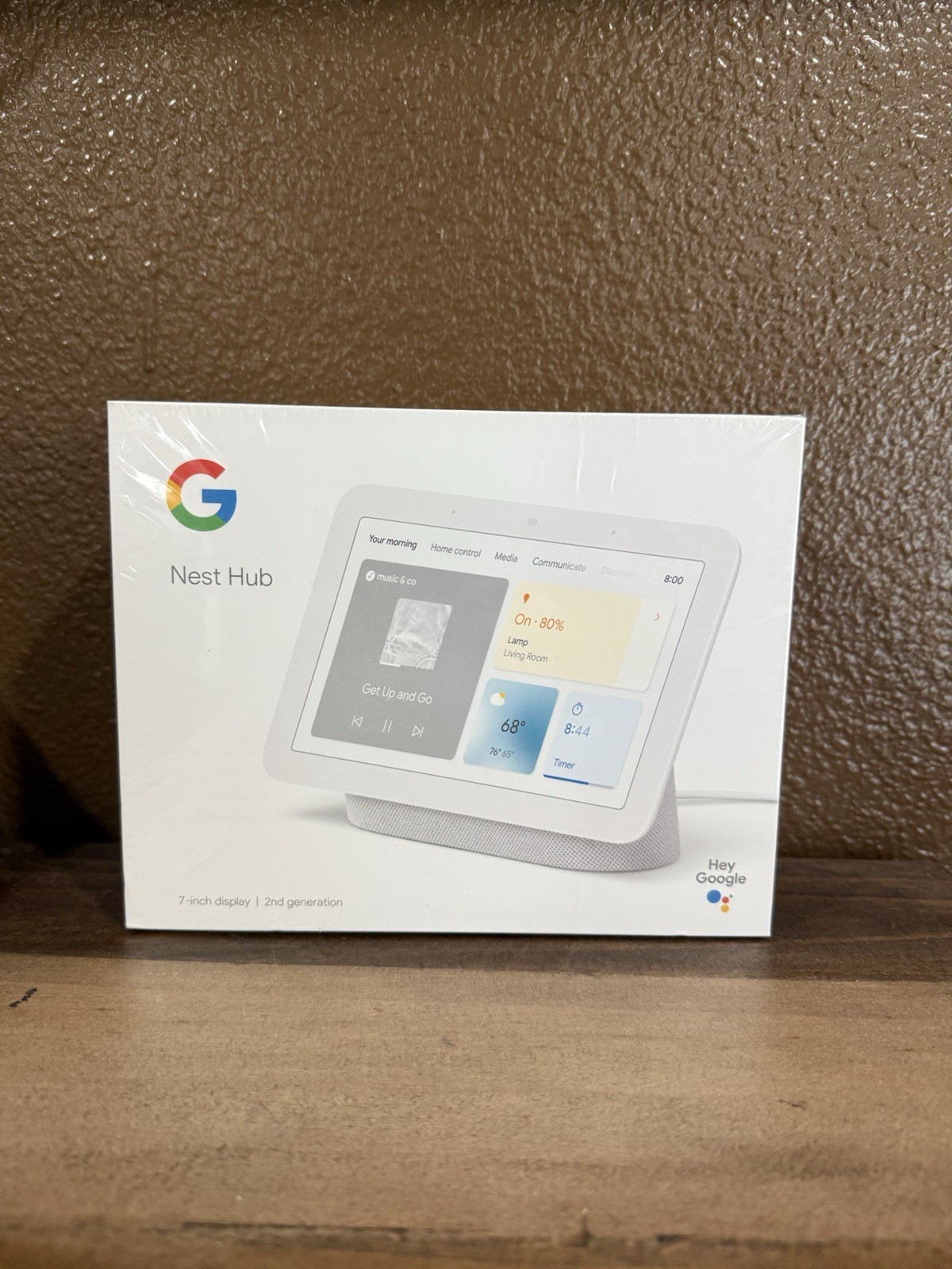 Google Nest Hub 2nd Gen Chalk White 7-inch Smart Display GAO1331-US New Sealed