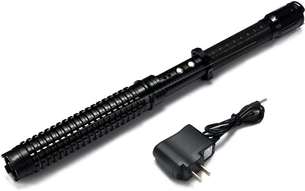 Advanced Self-Defense Tool: 80 Million Volt LED Flashlight – Adjustable 18.9in