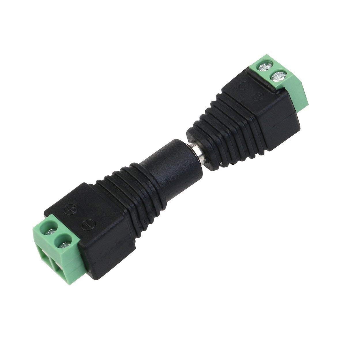 5.5mm X 2.1mm Dc Barrel Jack Connector 12v/5v24v Adapter With Female Socket Ma
