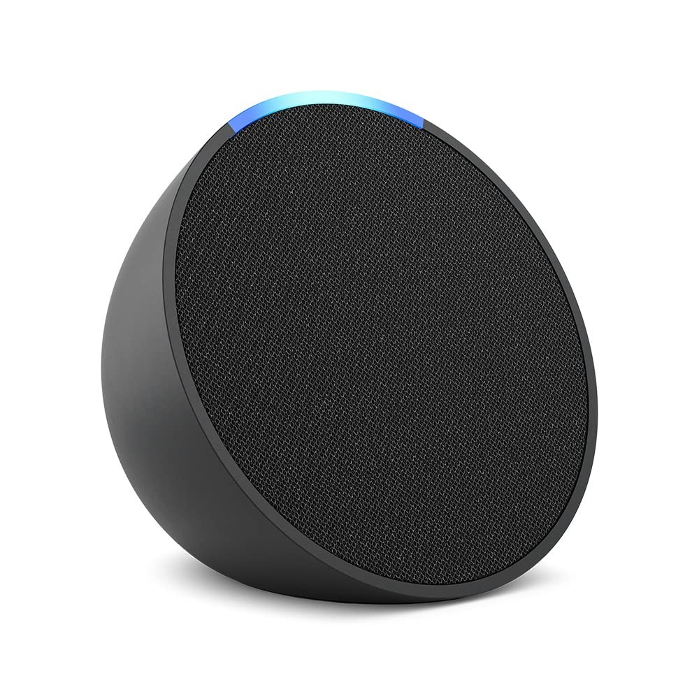 Amazon Echo Pop (newest model), Our smallest speaker, Charcoal