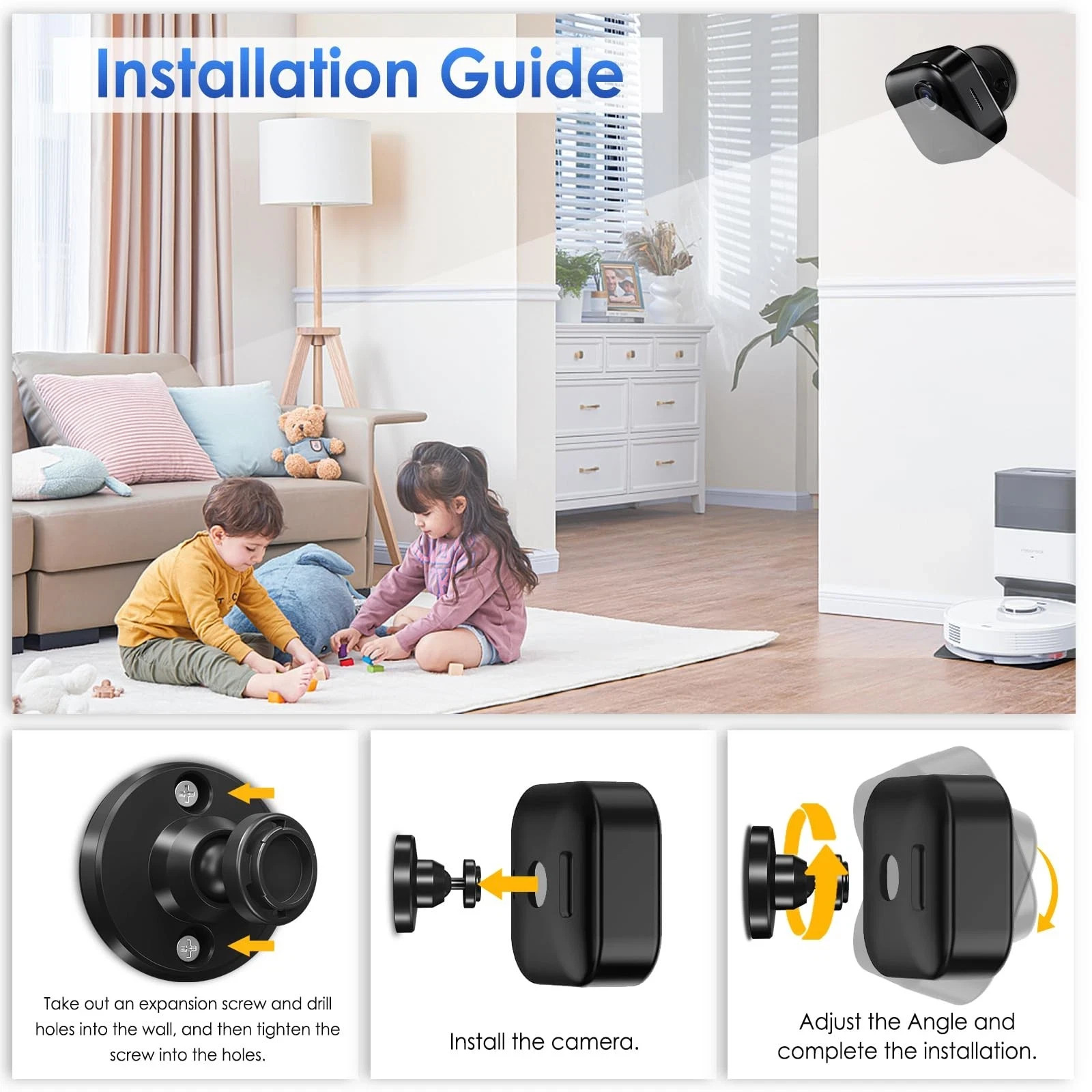 3 Pack Blink Outdoor Camera Wall Mount Bracket for Blink Outdoor 4th Gen Blin