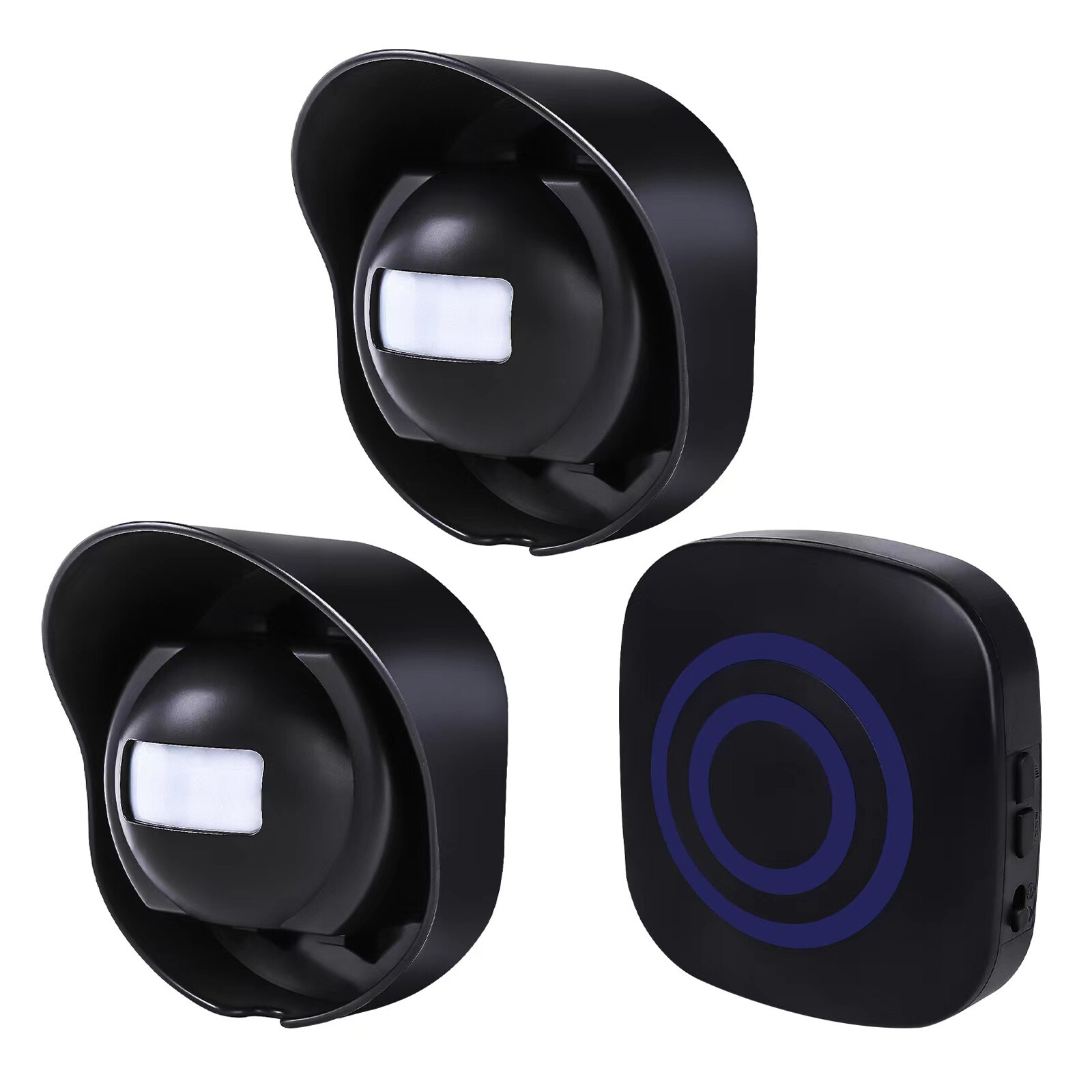 H2C8 Waterproof 656ft Wireless Driveway Alarm Motion Sensor Alarm Indoor Outdoor