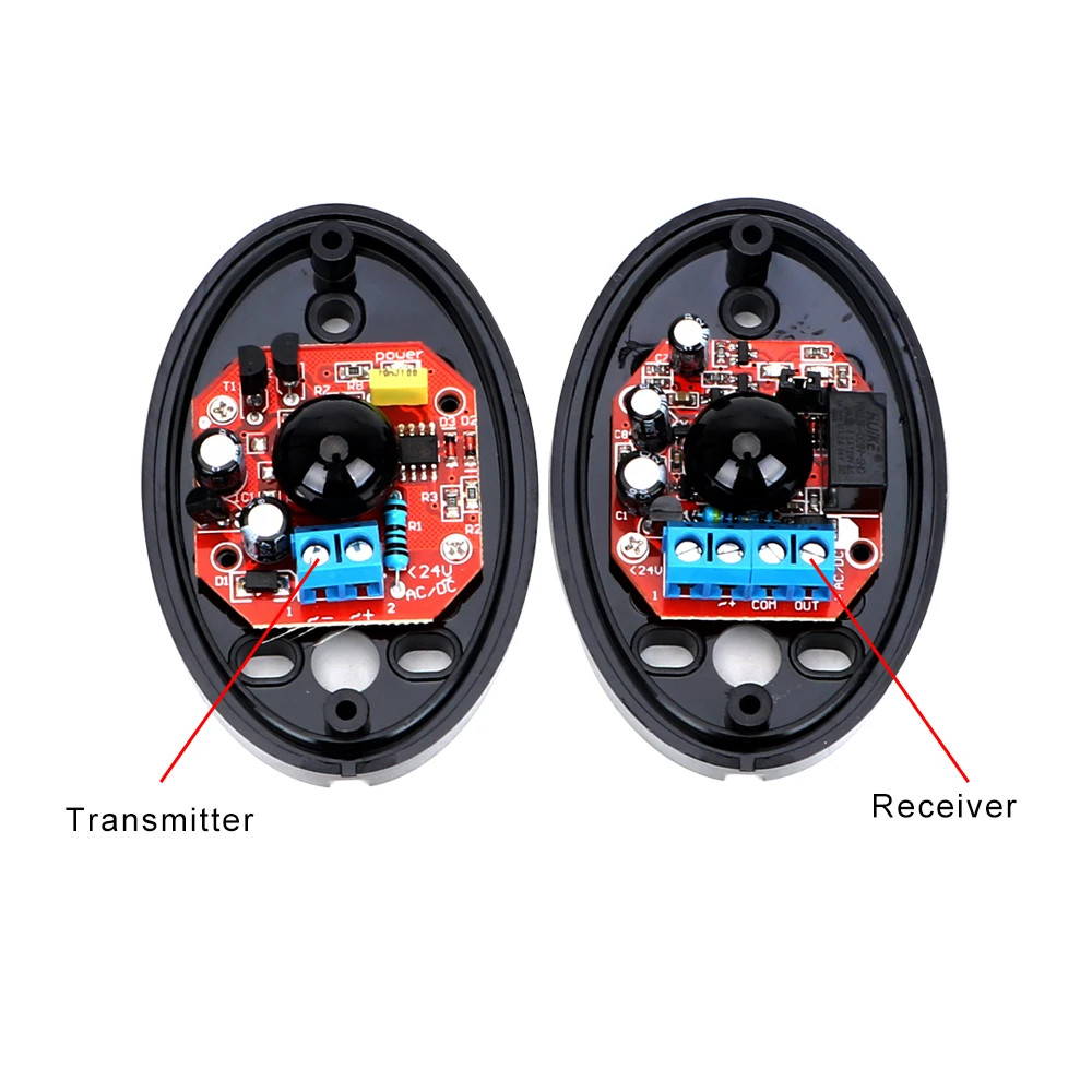For Gates Doors Windows External Positioning Alarm Single Beam Infrared Radiatio