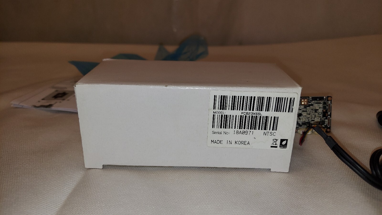 SuperCircuits – Compact Board Color Surveillance Camera Module PC823XSSL – NOS