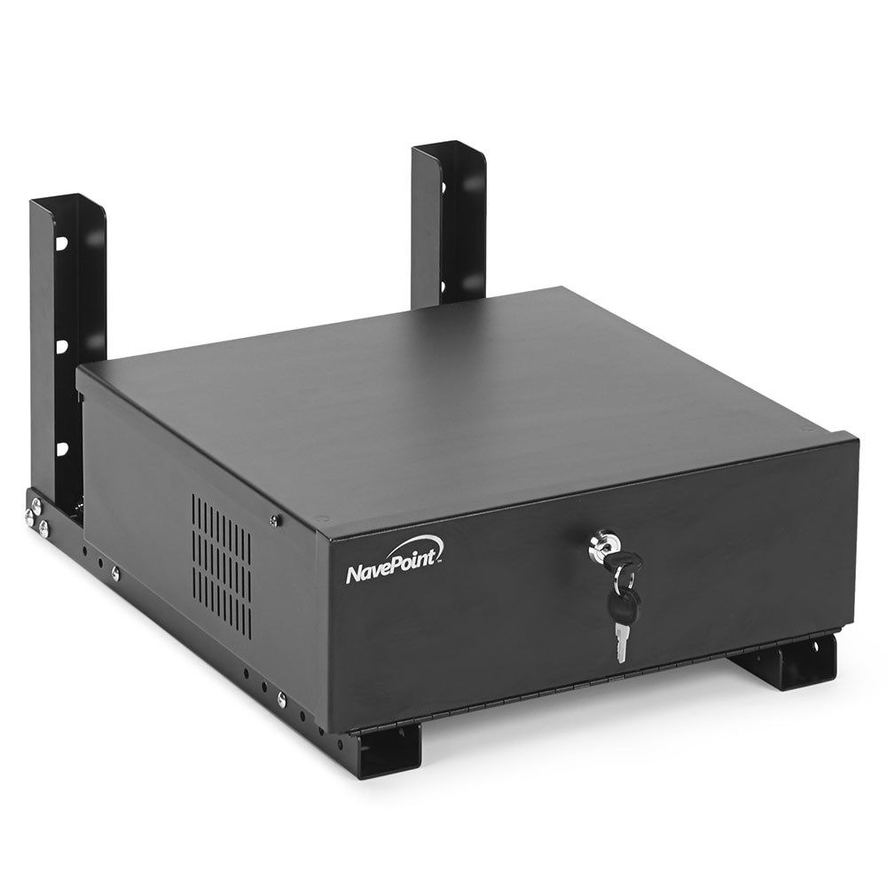 NavePoint Adjustable DVR Box Wall-Mount Bracket, Horizontal or Vertical
