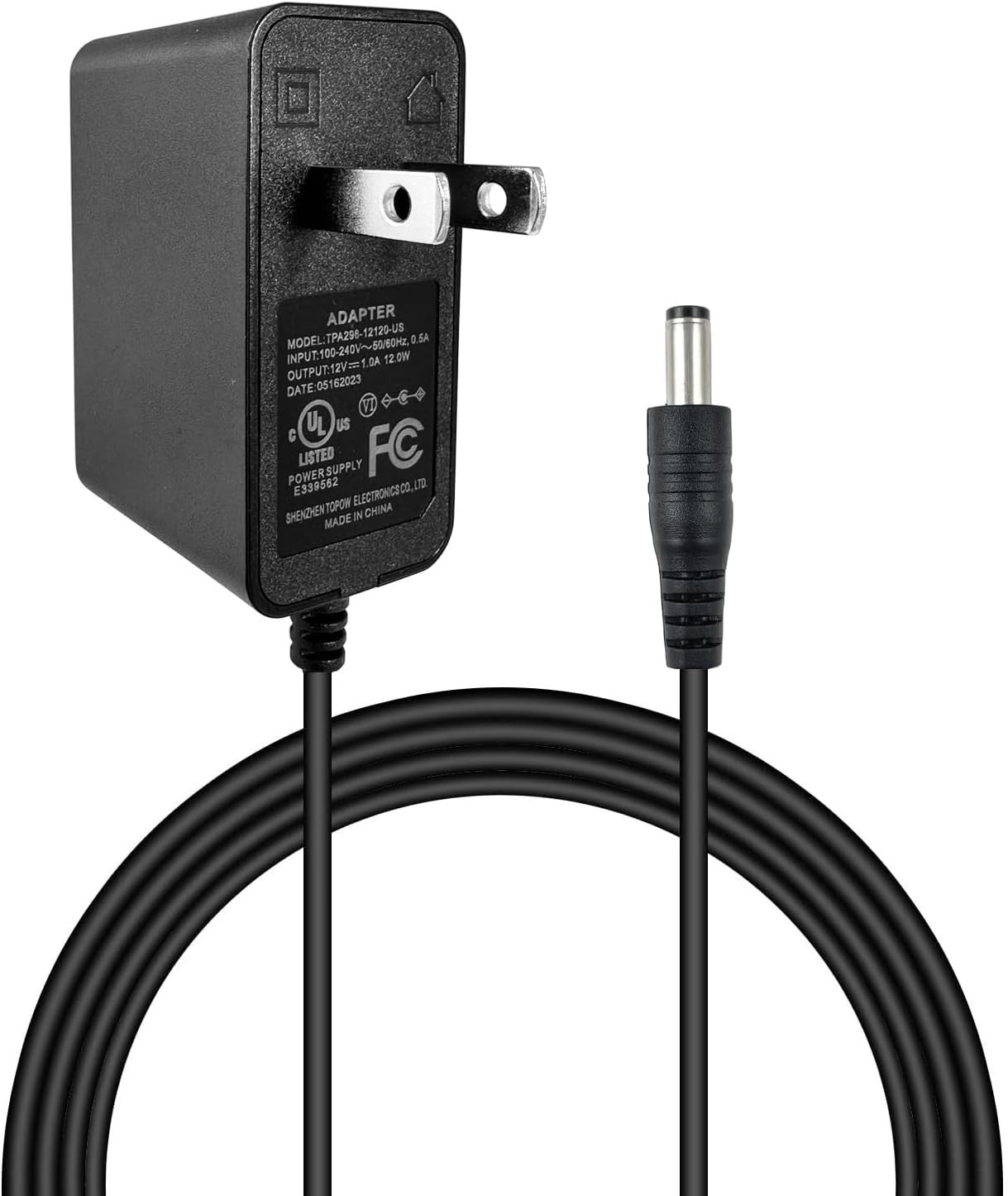 UL Certified Security Camera AC/DC Power Adapter 12V 1A 100V-240V Power supply