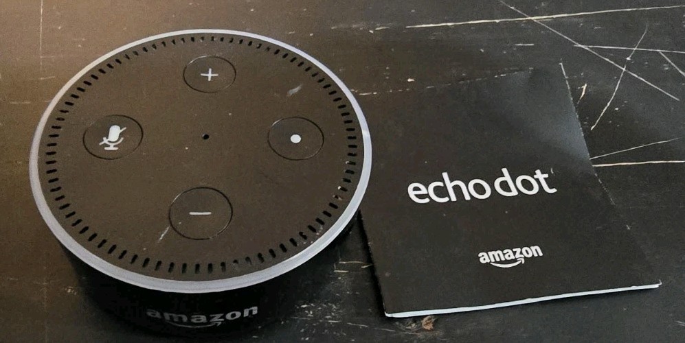 Amazon Echo Dot RS03QR 2nd Generation Smart Speaker Black No Cords