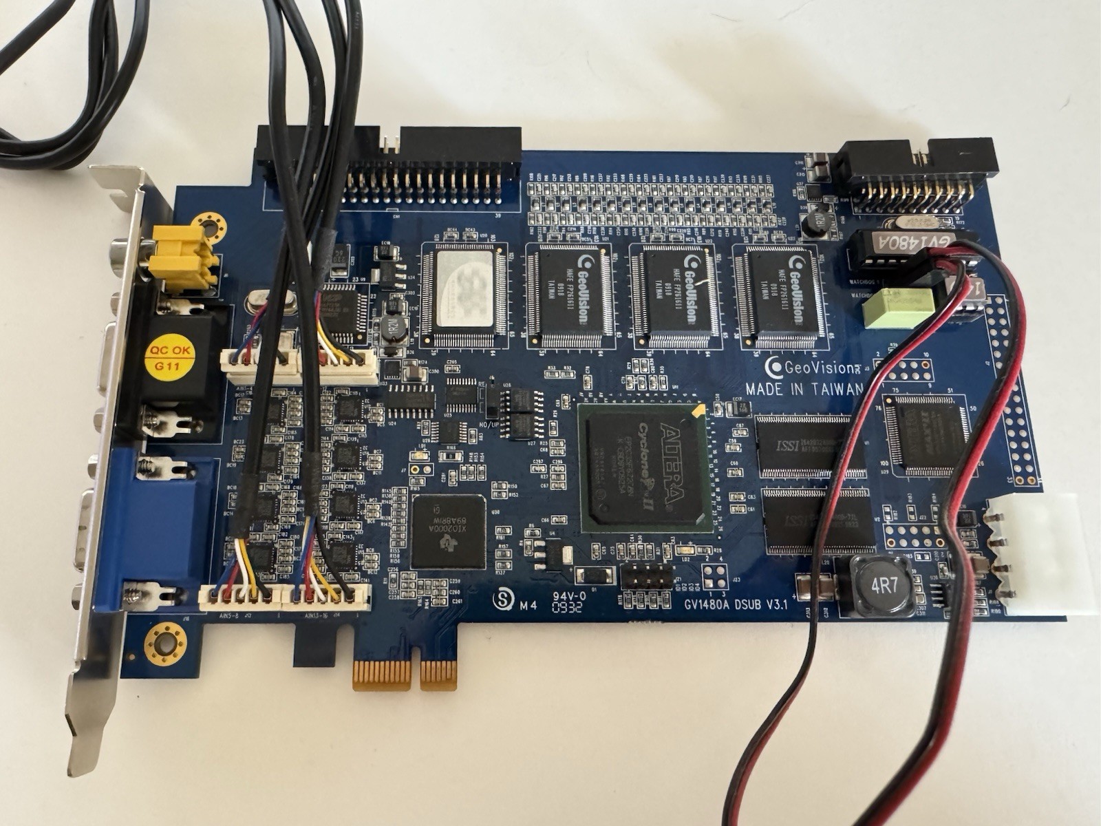 Geovision GV1480A DSUB V3.1 PCI-e DVR CCTV Surveillance Capture Card