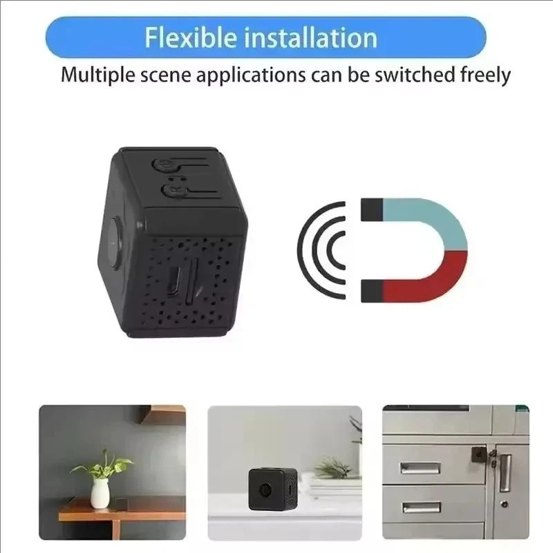 Mini APP WiFi Camera 1080P HD Motion Detection Home Security Audio Video Cam