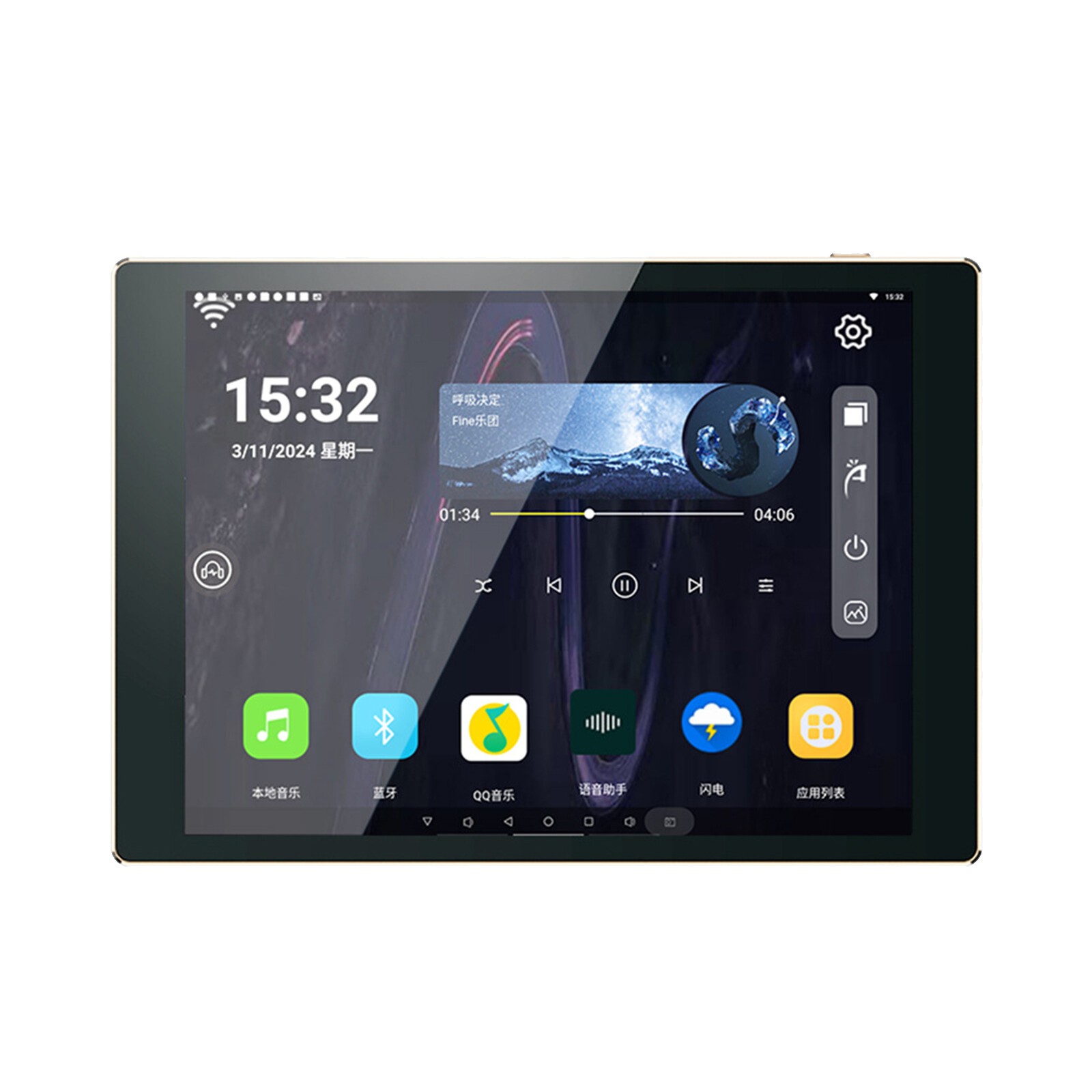 8in Smart Home Control Panel Voice Touch Screen Intercom Control System Playba1Y