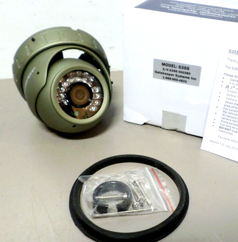 Gatekeeper Model S355 Wide Dynamic Range Security Camera 3.6mm Lens
