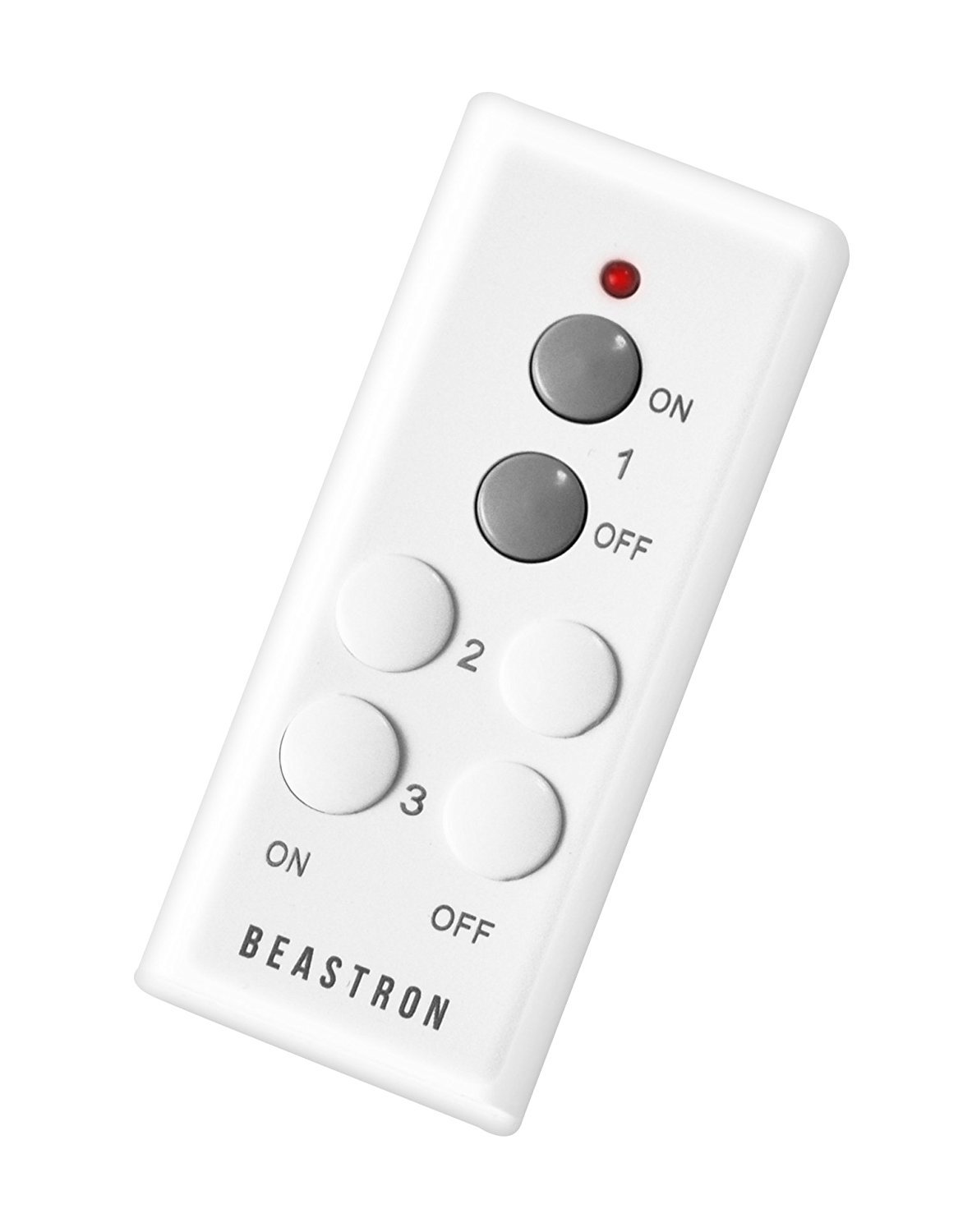 Remote Control Electrical Outlet Switch for Lights and Household, White