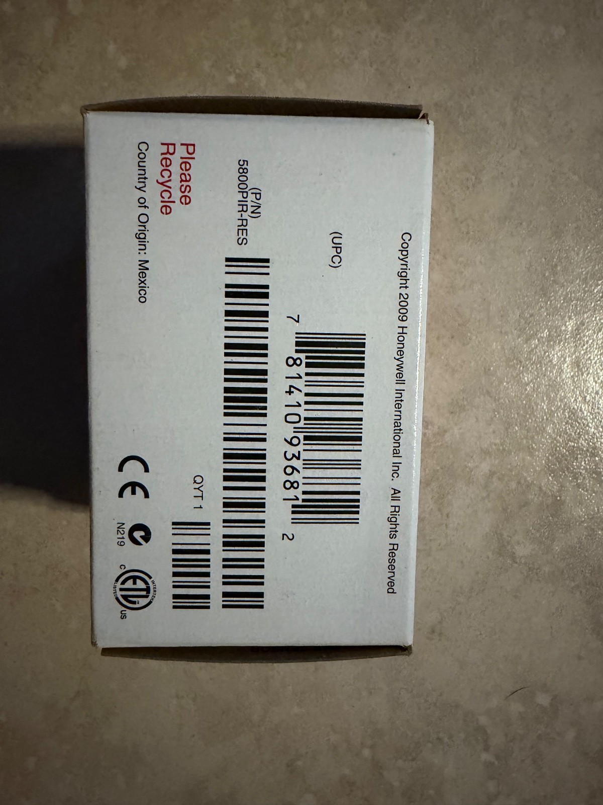 Honeywell 5800PIRRES Wireless LED Motion Sensor