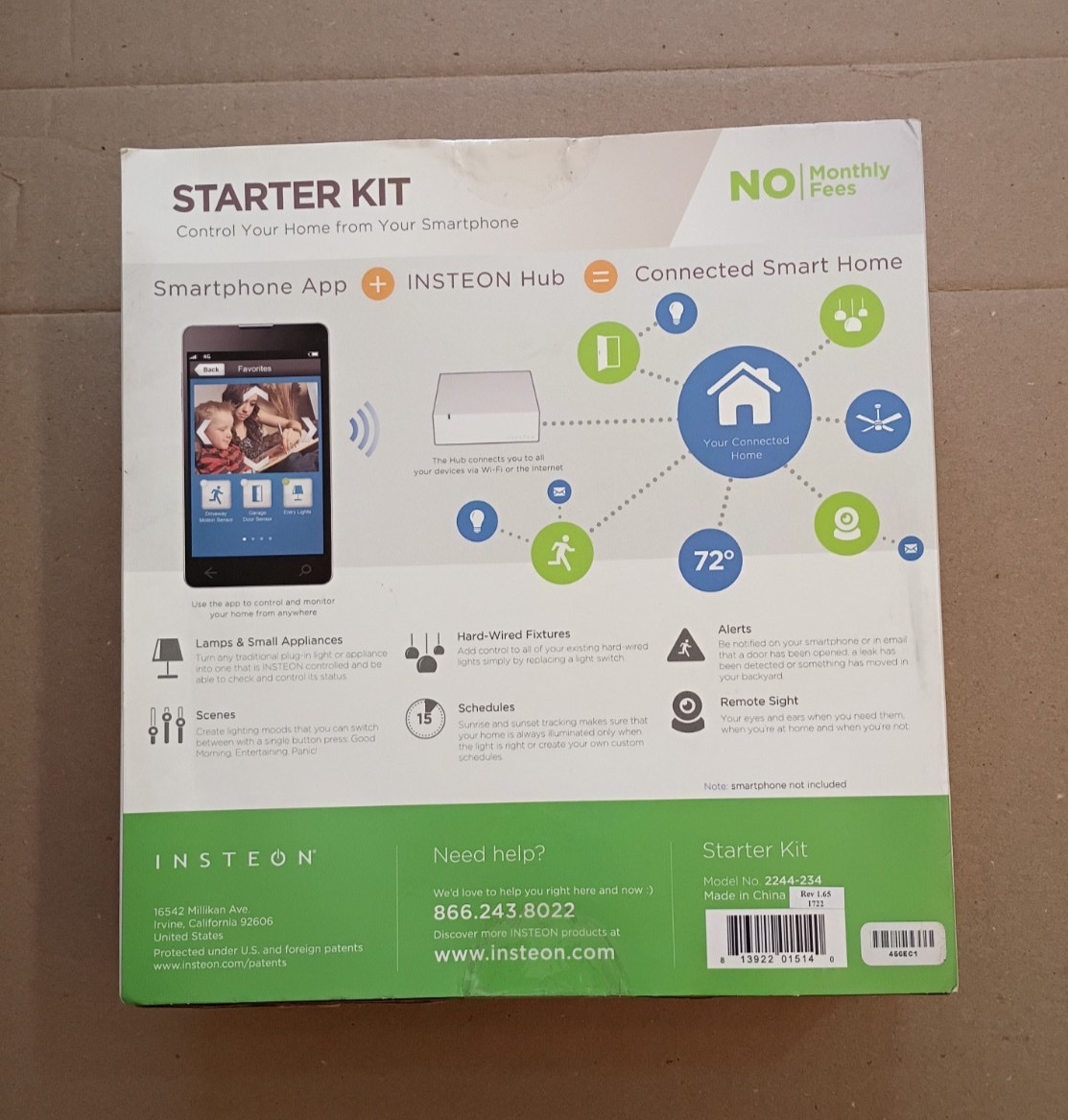 NEW/SEALED / Insteon Home Control Starter Kit (Hub, Dimmer Modules, Cables)