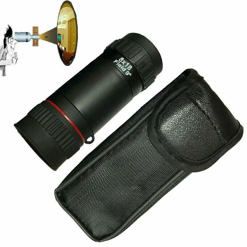 NEW home Security Door Peephole Reverse Viewer Cats Eye Reversal Pouch Mini Tool