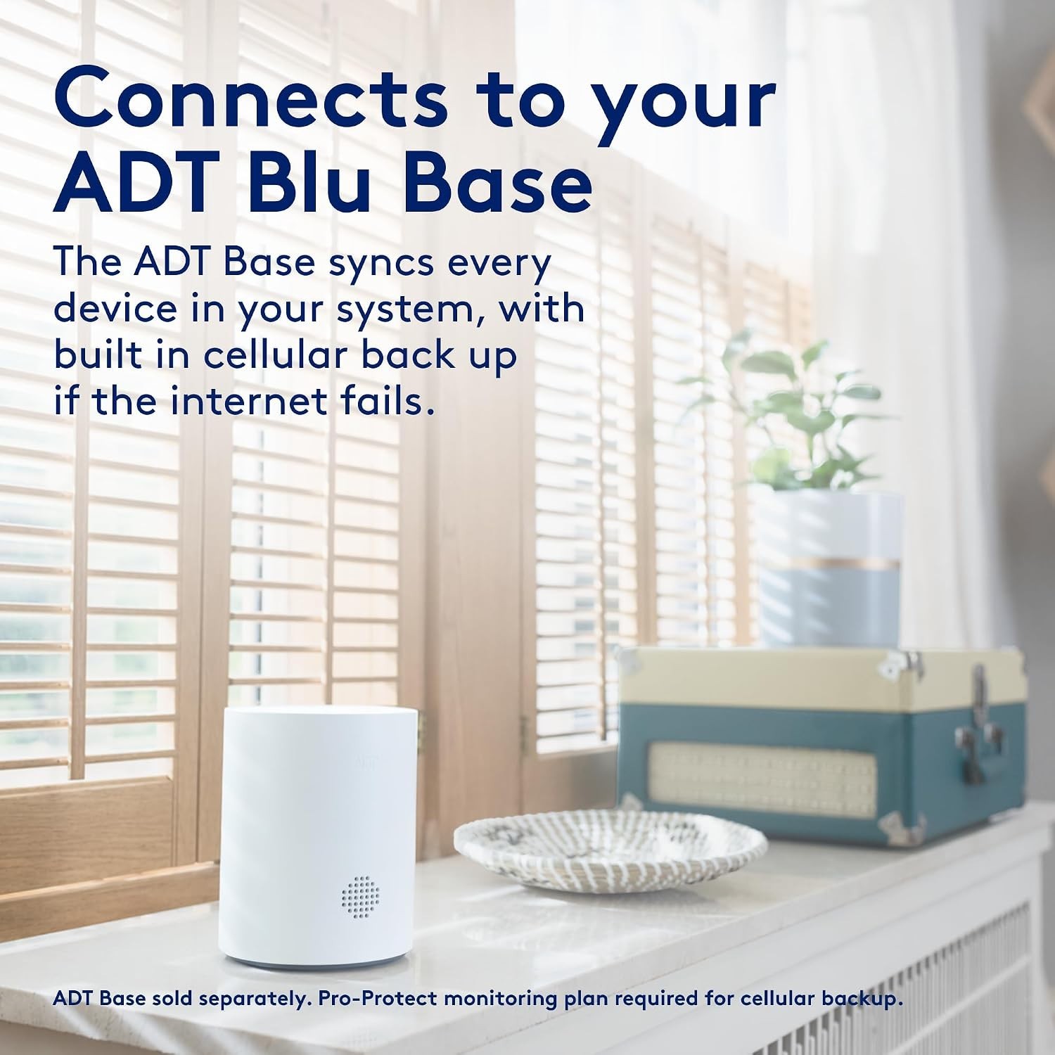 ADT Blu 2K HDR Video Doorbell 180 View Wireless Wired Camera – NIB