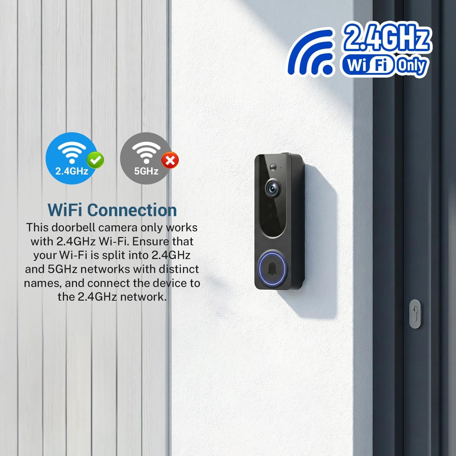 Ring Video Doorbell 1080p HD Camera WI-FI Night Vision Motion Detection Wireless
