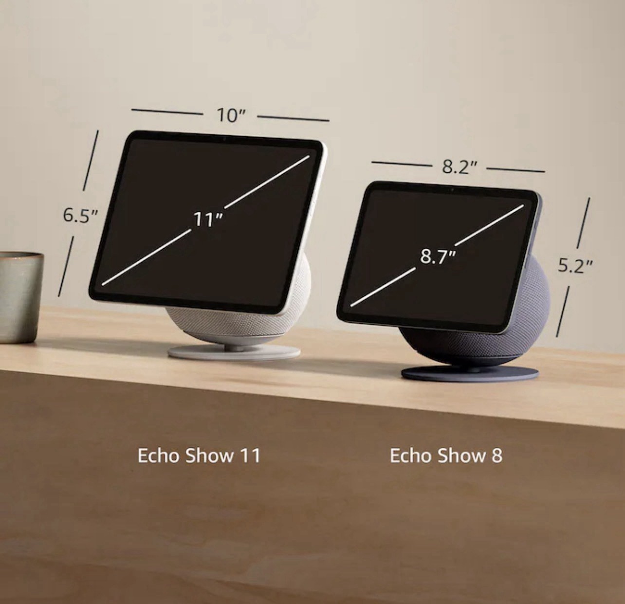 Echo Show 11 (Newest Model), Vibrant Full-Hd 11″ Display with More Viewing Area