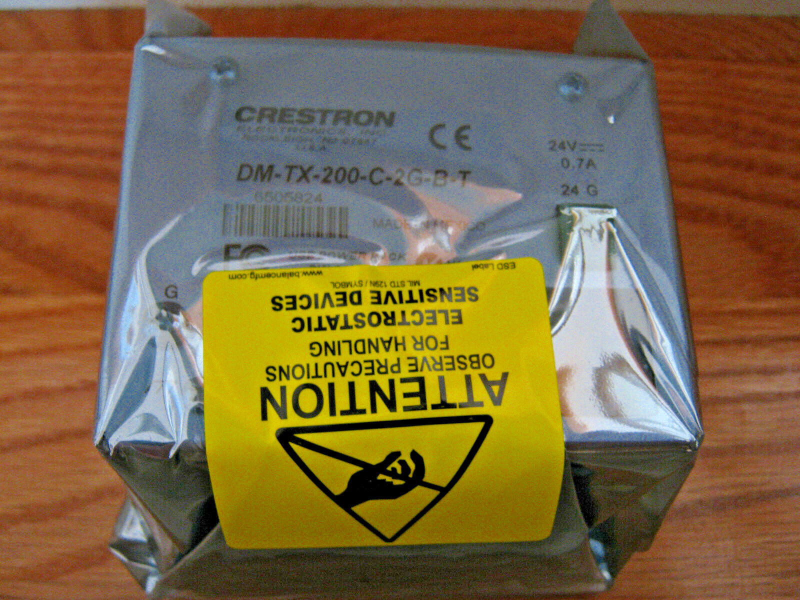 CRESTRON DM-TX-200-C-2G-B-T WALL PLATE DIGITALMEDIA 8G TRANSMITTER 200