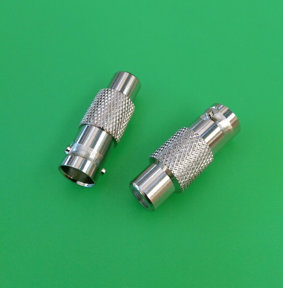 (5 PCS) BNC Female to RCA Female Connector – USA Seller