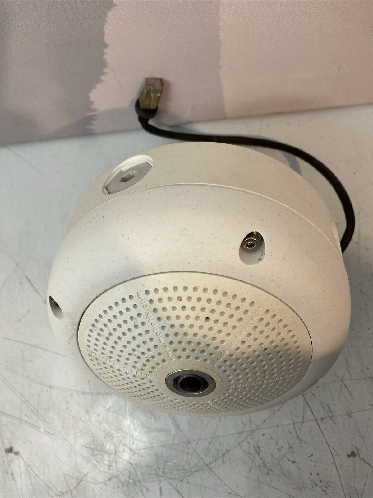 Mobotix MX-Q24M-SEC~D11 / Q24 3.1 Megapixel Dome Network IP Security Camera Used