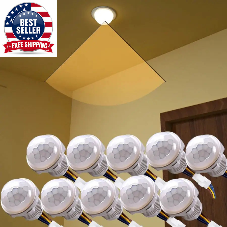 AC110V 220V Mini Motion Sensor Pir Infrared Motion Sensor Smart Switch Sensor Sm