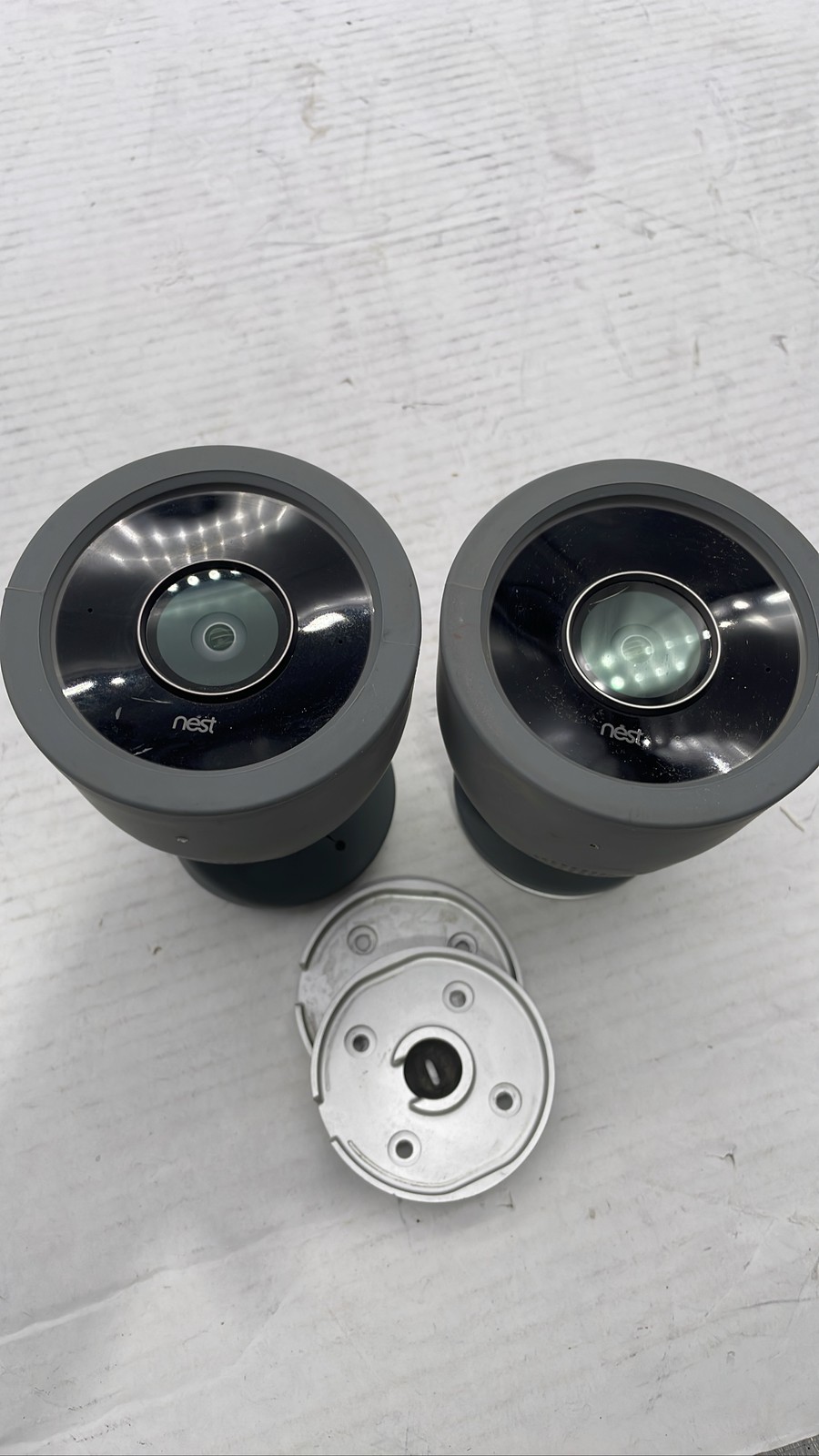 Google Nest Labs Model A0055 Cam IQ Outdoor Security Camera 1080p HD Lot of 2