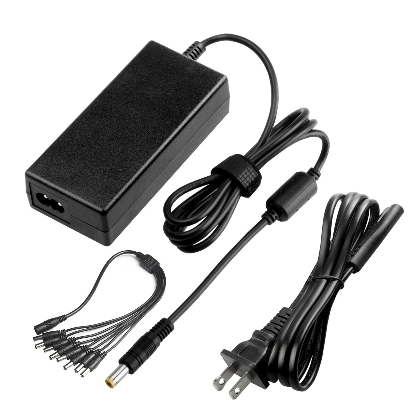 Premium 5Amp Power Adapter with 8 way splitter for Night Owl Cameras 12v Charger