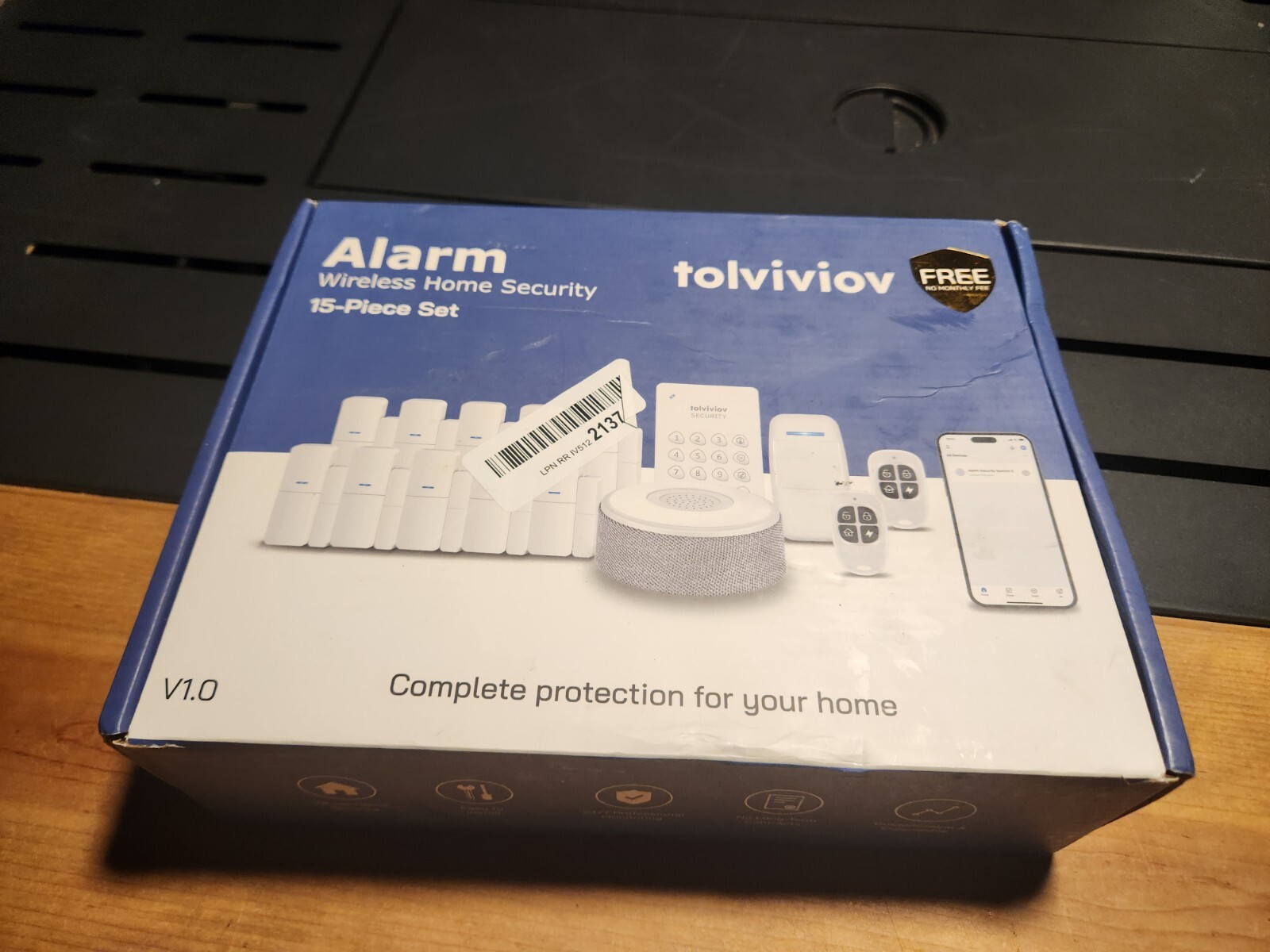 tolviviov – Dp-w2 Alarm System, 15-Piece Kit, No Monthly Fee