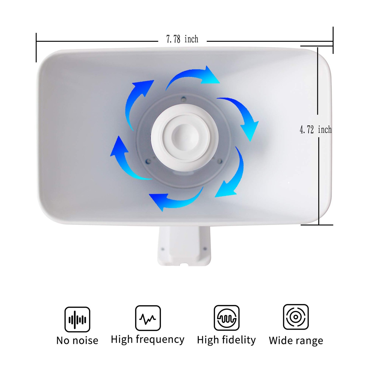 30W Alarm Siren ,Dual Tone Outdoor Self Contained Electric Security Ring Sire…