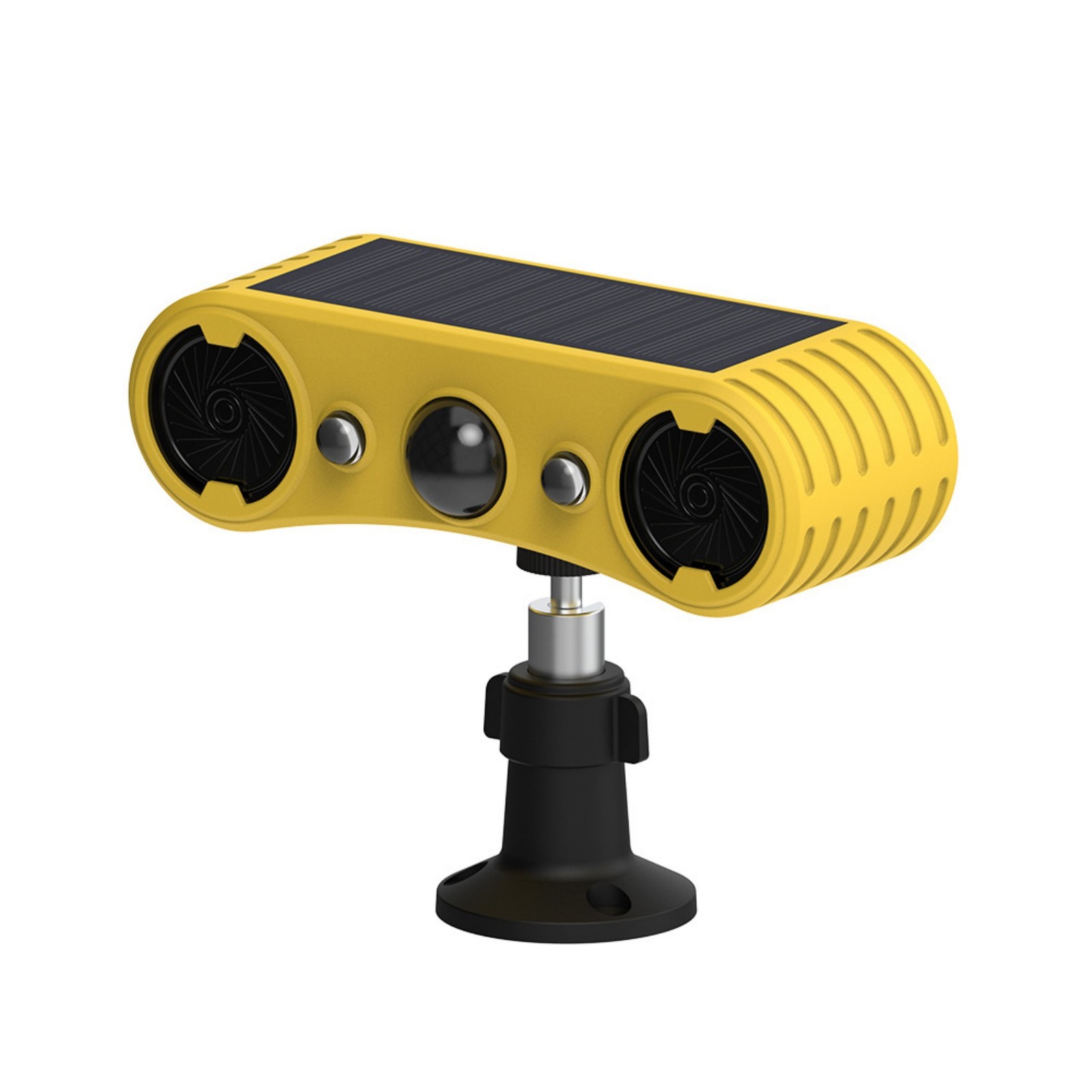 129dB Outdoor Solar Alarm With Motion Sensor 4 Modes Dog Barking Gunshot Sounds