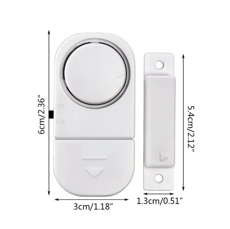 5 PCS WIRELESS Home Window Door Burglar Security ALARM System Magnetic Sensor