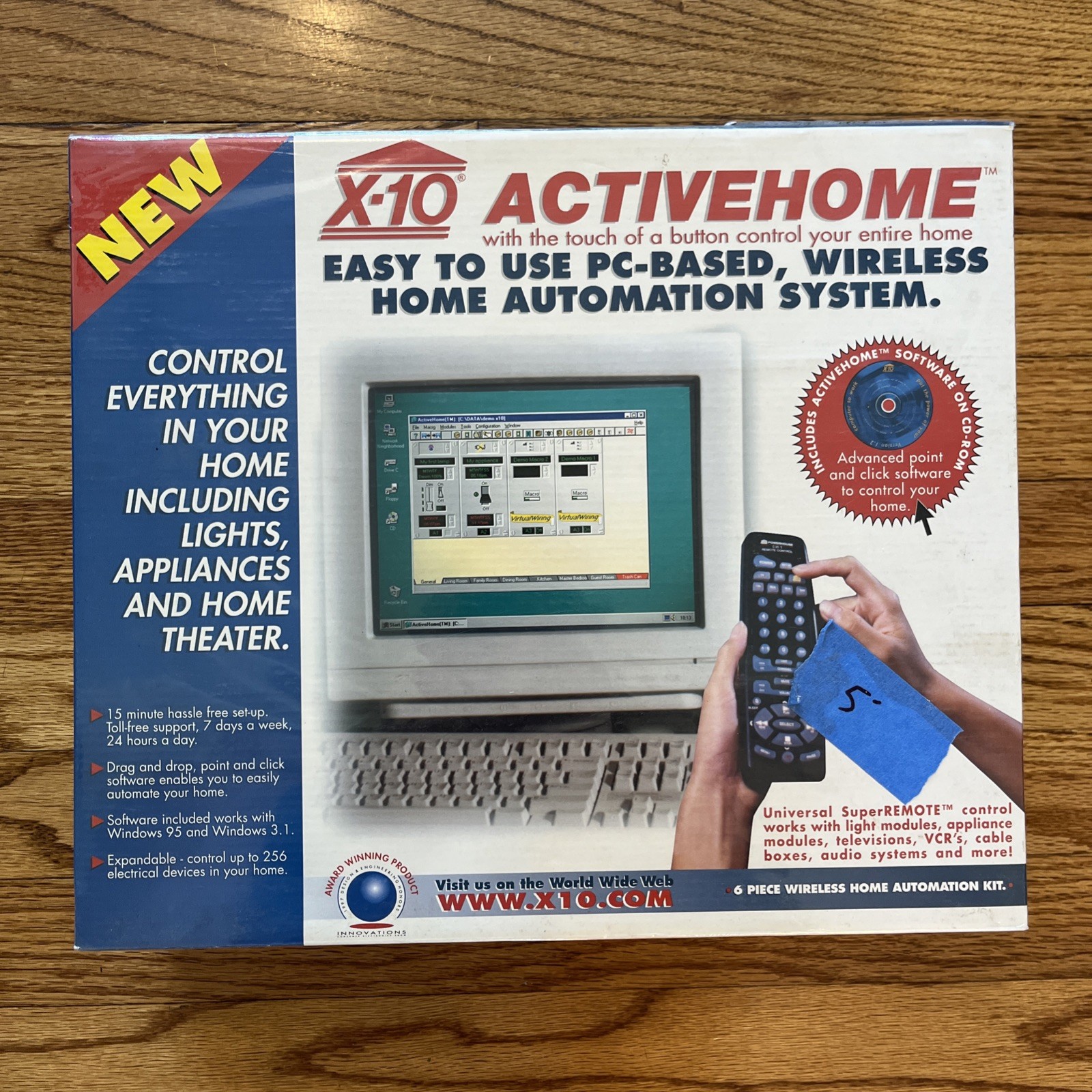 X10 ActiveHome Home Automation System PC Based CM11A – New Sealed