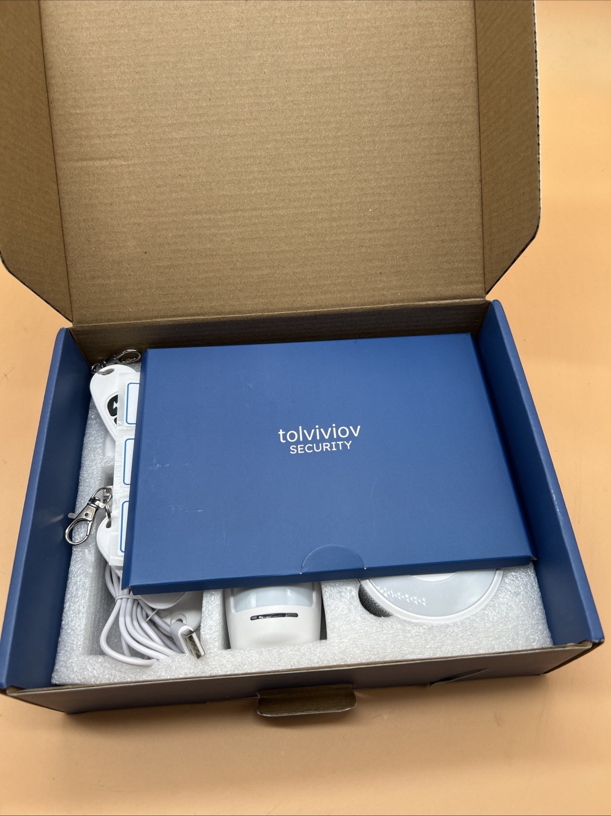 NEW! Tolviviov DP-W2 Wireless Alarm System 15-Piece Set Home Security Kit NIB