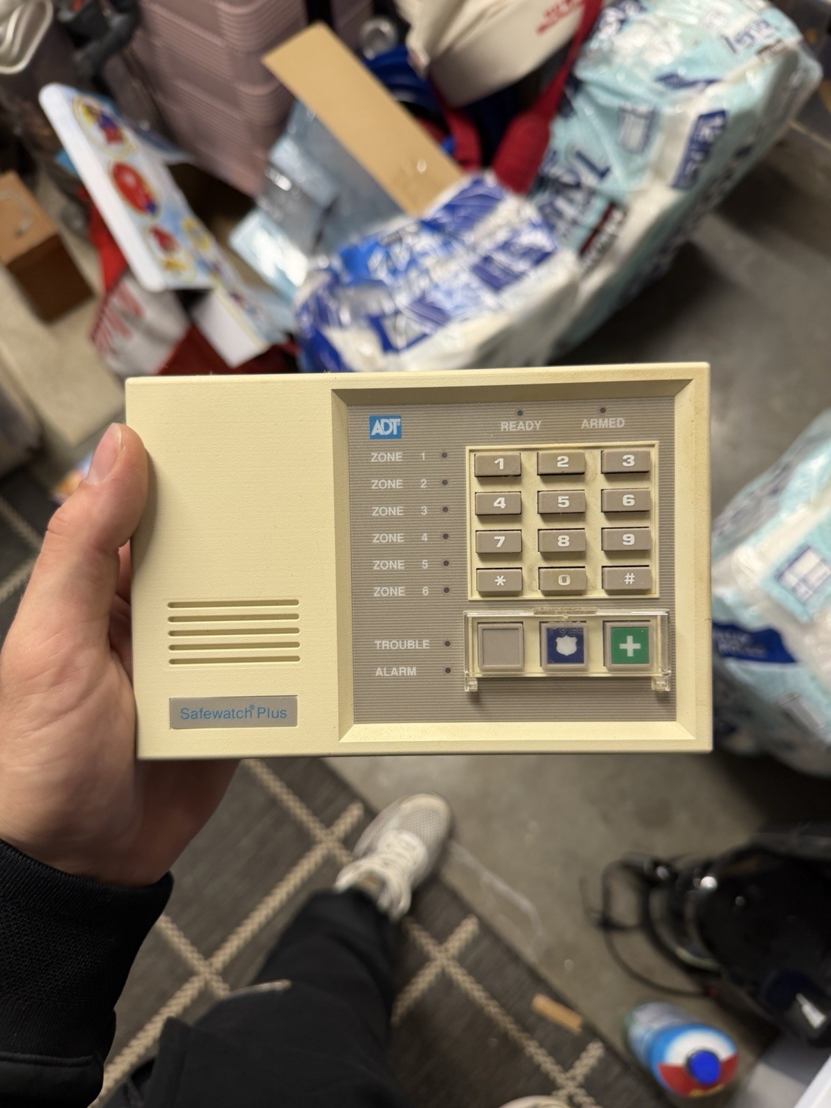 ADT Safewatch Plus Home Security System Keypad Working
