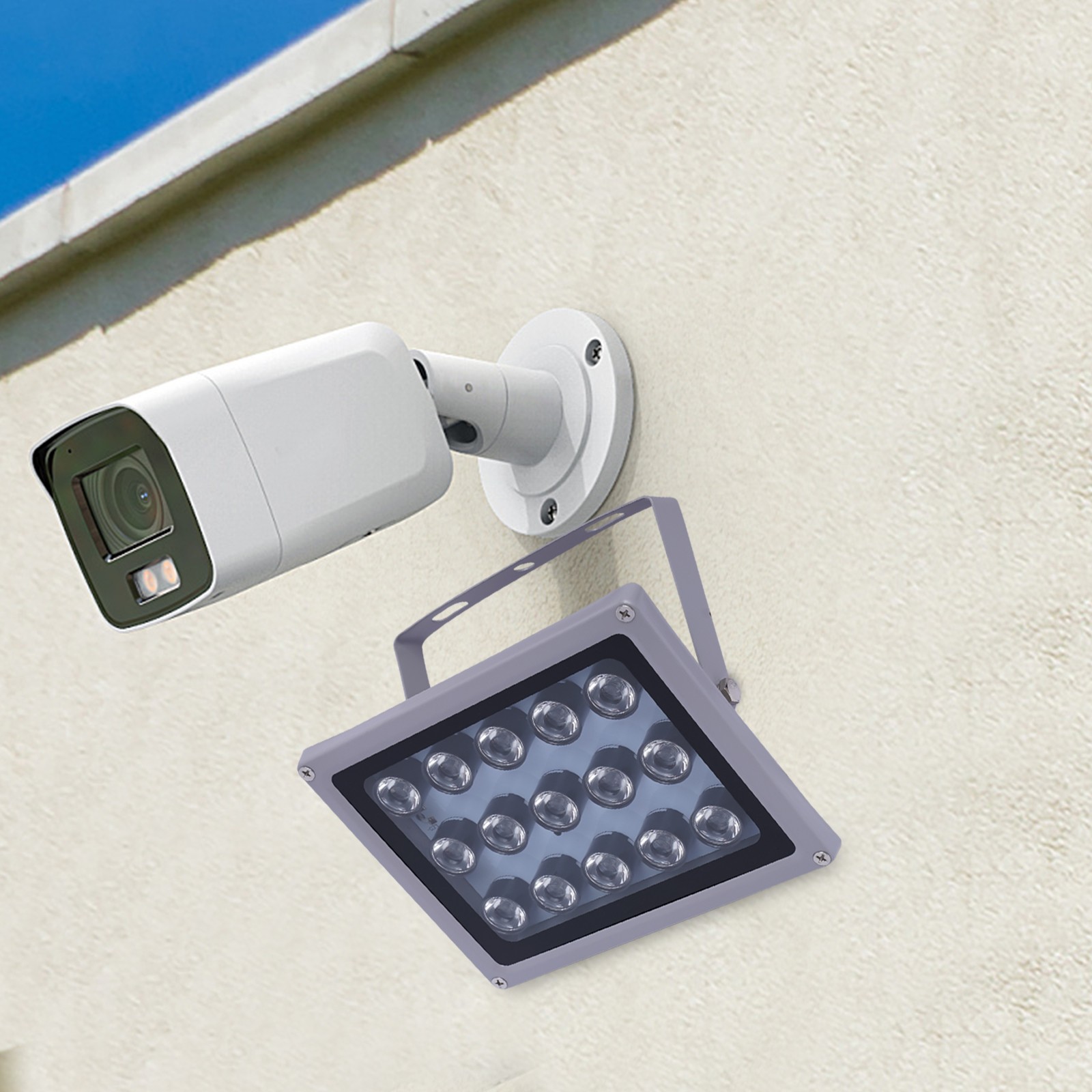 30W 12V IR Infrared Illuminator Lamp Night Vision Security Floodlight For CCTV