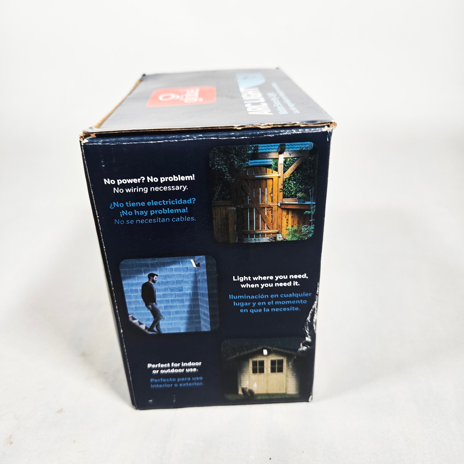 Globe ARC Light Motion Activated Sensor Security 3 AA Batteries 200 Lumens NIB