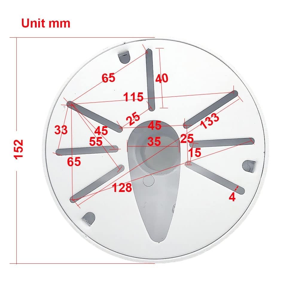 7 Inch J Type Security Dome Camera Wall Mount Junction Box Bracket Universal